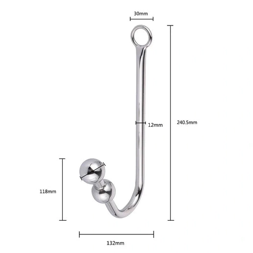 Collar Cuffs Elegant Beaded Anal 5334 and Hook with 0224